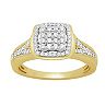 Always Yours 14k Gold Over Silver 1/2 Carat T.W. Diamond Engagement Ring Set