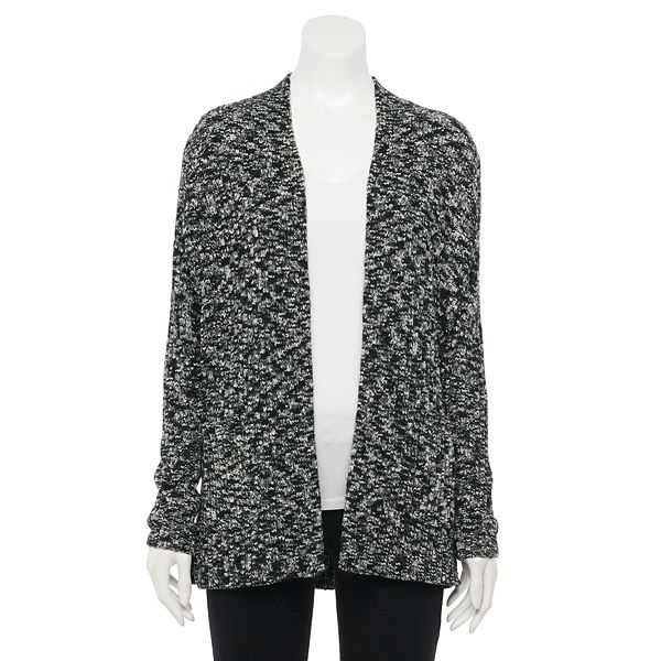 Women's Apt. 9® Space-Dyed Chenille Cardigan