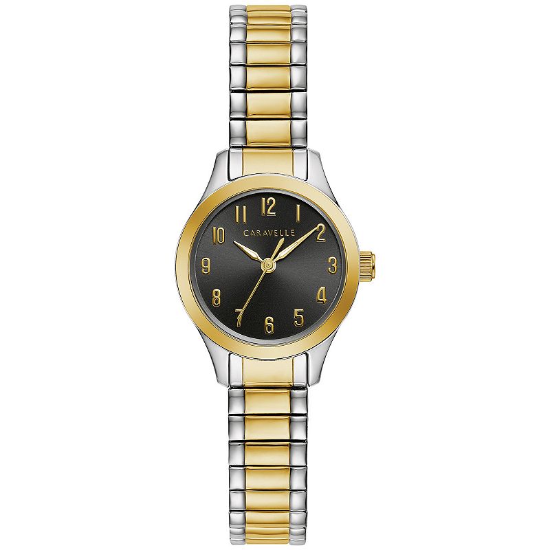 Caravelle by Bulova Women's Two-Tone Expansion Band Watch - 45L185, Size: Small, Two Tone