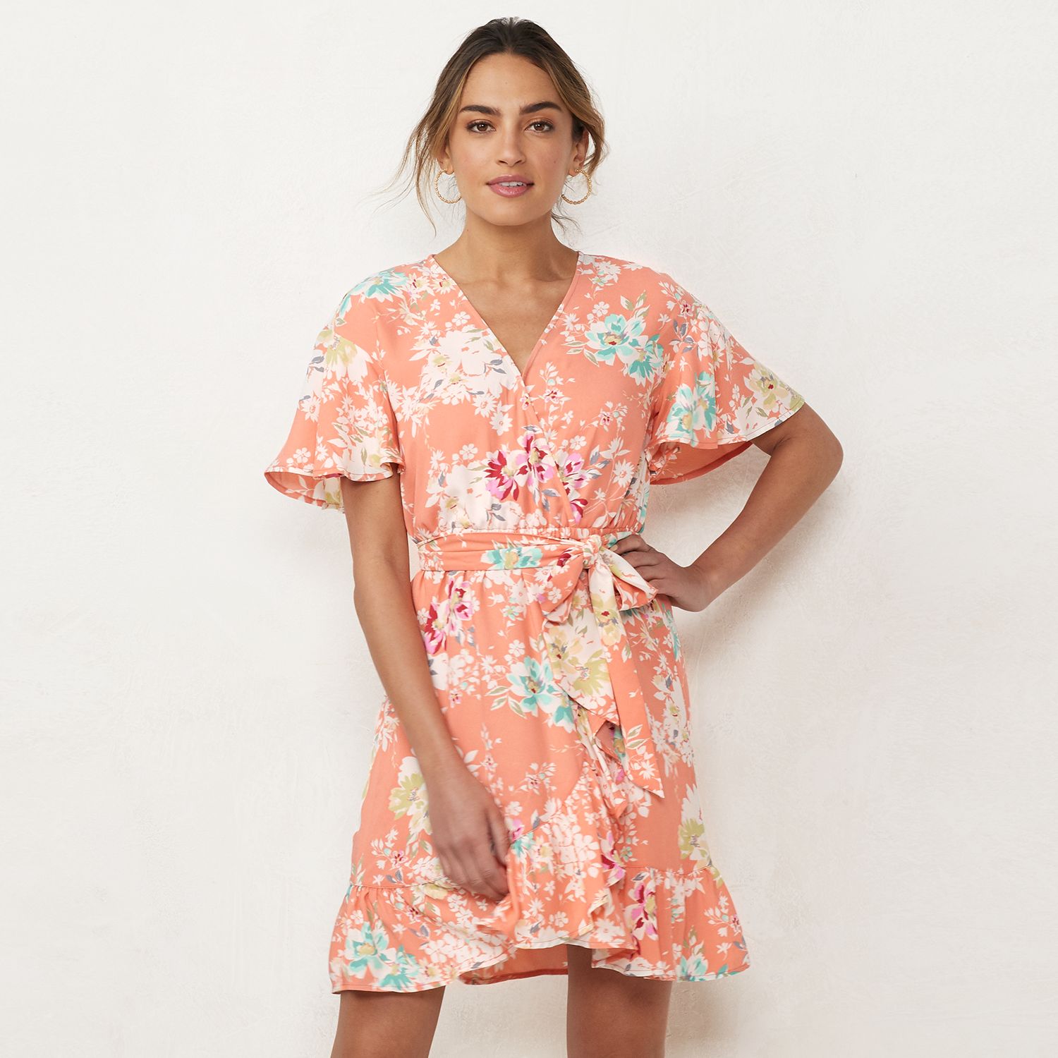 kohls coral dress