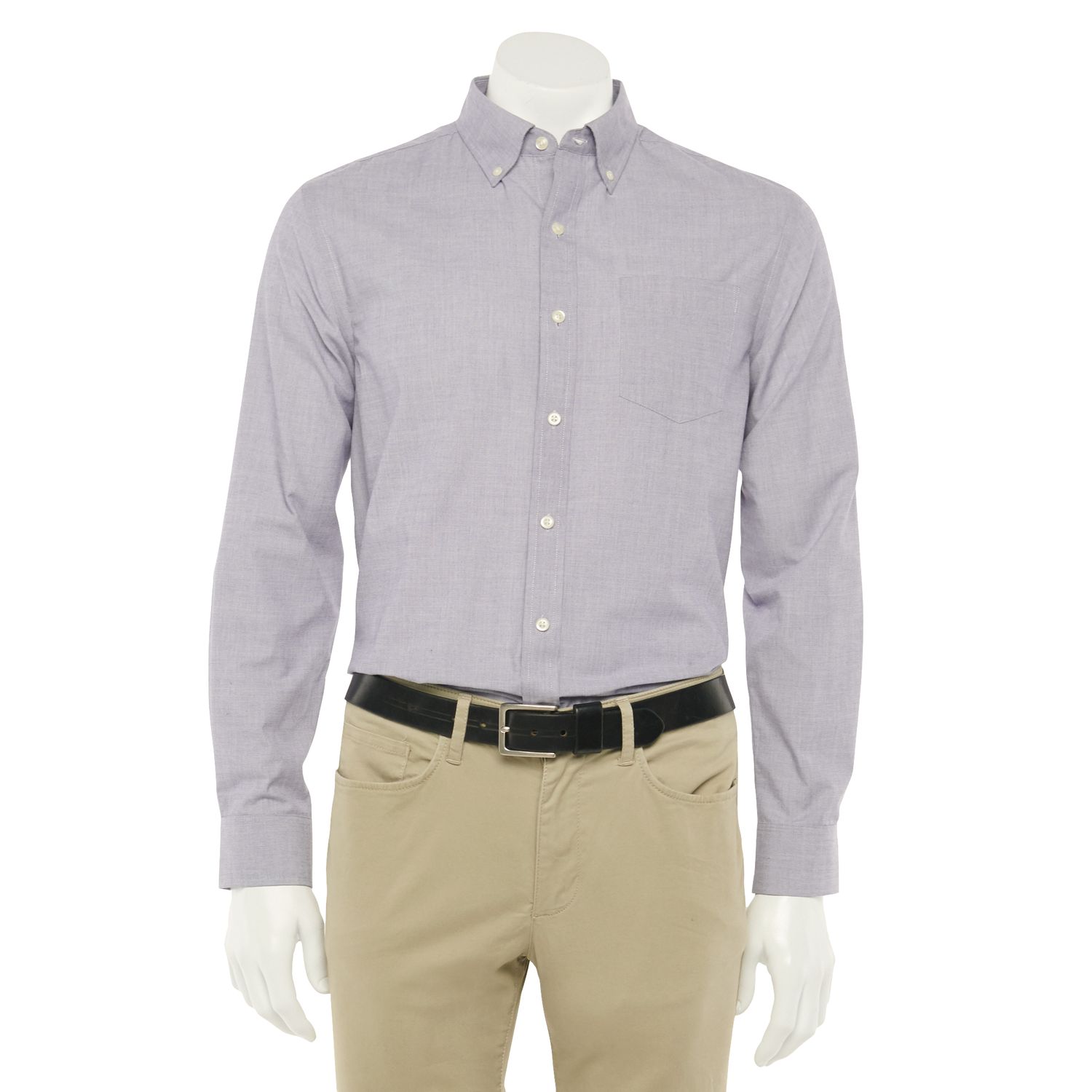 croft and barrow slim fit dress shirt