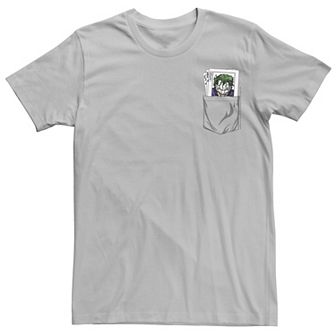 Men's DC Comics The Joker Cards Pocket Graphic Tee