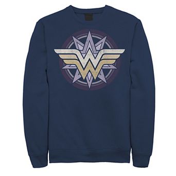 Men's DC Comics Wonder Woman Symbol Graphic Fleece Pullover