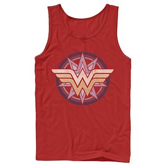 Men's DC Comics Wonder Woman Symbol Graphic Tank Top