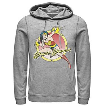 Men's DC Comics Wonder Woman Classic Circle Poster Hoodie