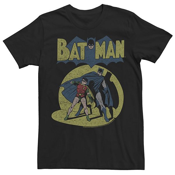 Men's DC Comics Batman And Robin Vintage Logo Tee