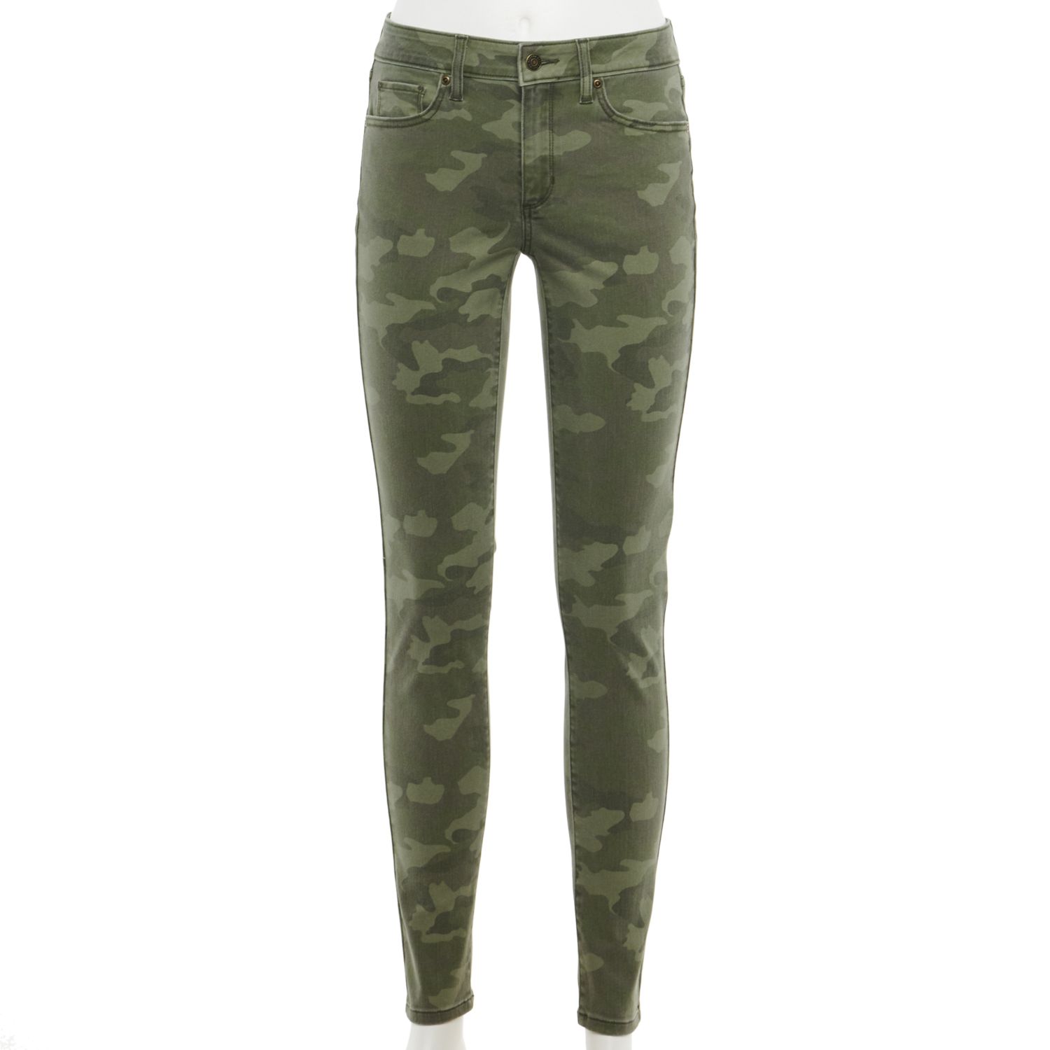 women's green jeans