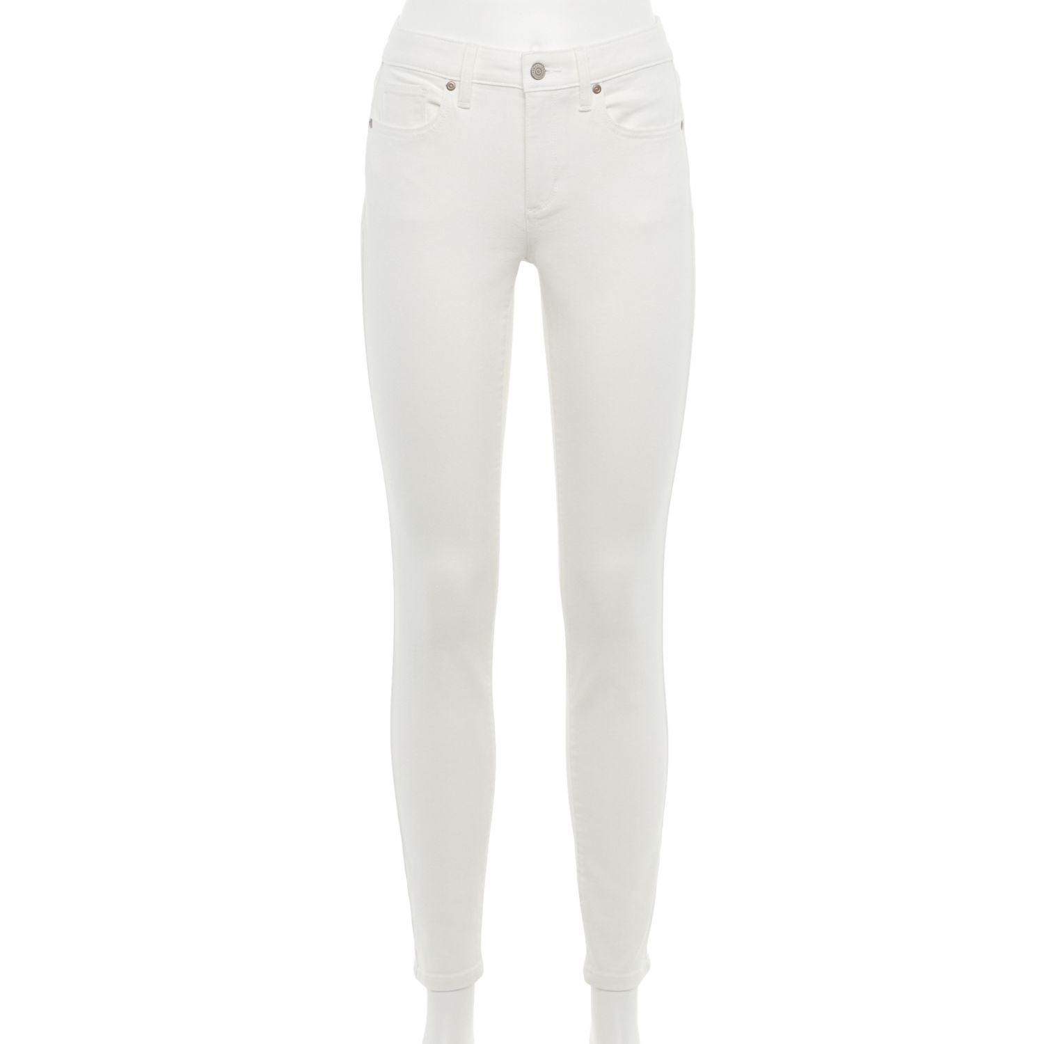 ladies white skinny jeans