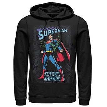 Men's DC Comics Superman In Chains Vintage Poster Hoodie