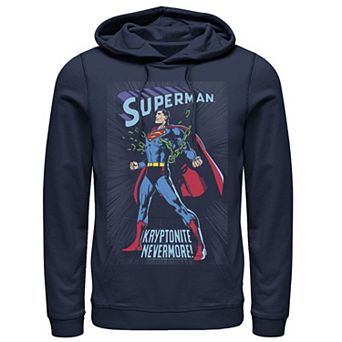 Men's DC Comics Superman In Chains Vintage Poster Hoodie