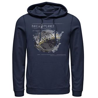 Men's DC Comics Superman Daily Planet Circle Poster Hoodie