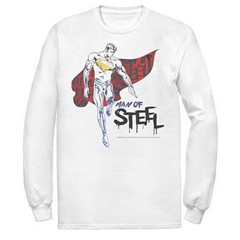 Men's DC Comics Superman Man Of Steel Cape Portrait Tee