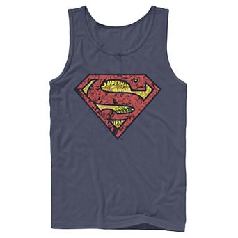 Men's DC Comics Superman Comic Chest Logo Tank Top