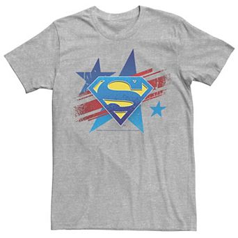 Men's DC Comics Superman Stars And Stripes Chest Logo Graphic Tee