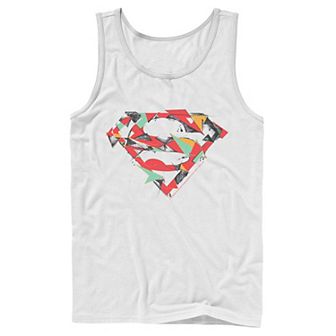 Men's DC Comics Superman Polygon Chest Logo Tank Top