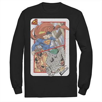 Men's DC Comics Superman Doomsday Playing Card Tee