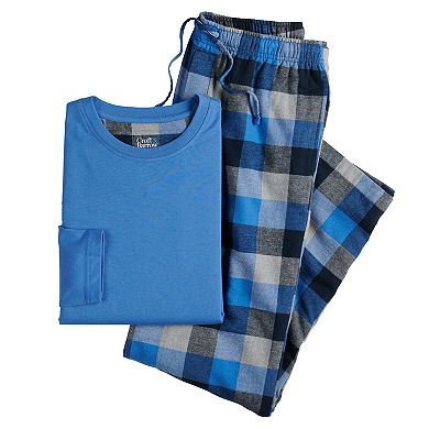 Men's Croft & Barrow® Tee & Flannel Sleep Pants Set