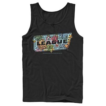 Men's DC Comics Justice League Dragon Fruit Logo Tank Top