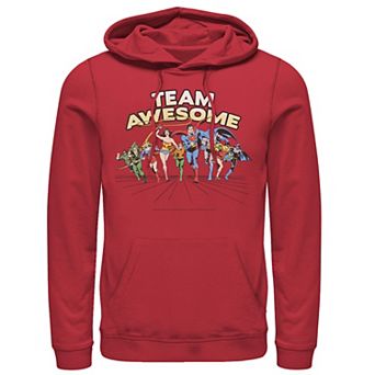 Men's Justice League Team Awesome Group Shot Hoodie