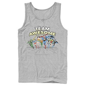 Men's DC Comics Justice League Team Awesome Group Tank Top