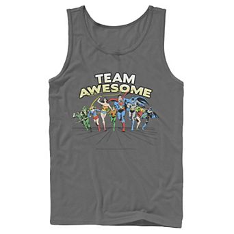 Men's DC Comics Justice League Team Awesome Group Tank Top