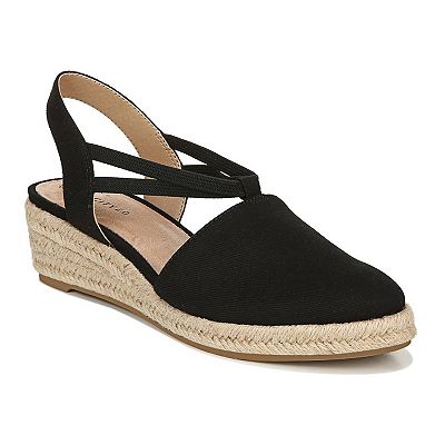 Lifestride wedges black orders