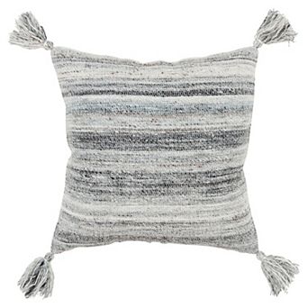 Rizzy Home Tassel Throw Pillow