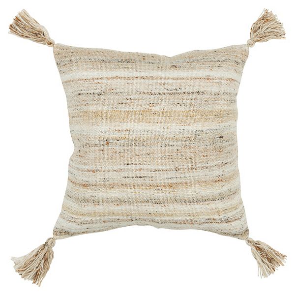 Rizzy Home Tassel Throw Pillow