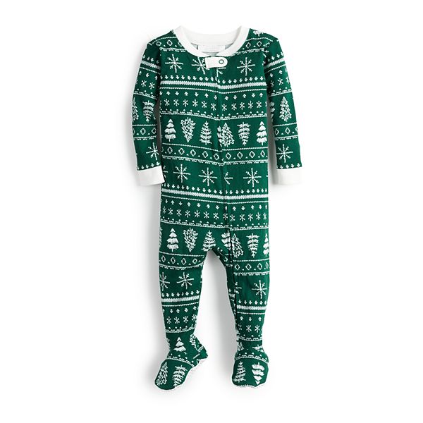 Baby LC Lauren Conrad Jammies For Your Families Fairisle One Piece Pajamas