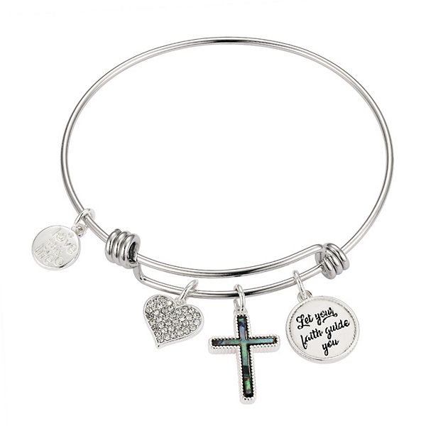 Bracelet with hot sale cross charm