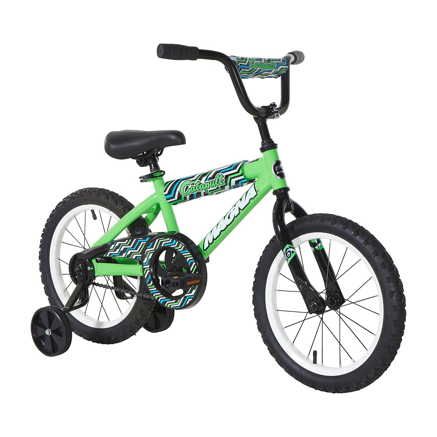 green 16 inch bike