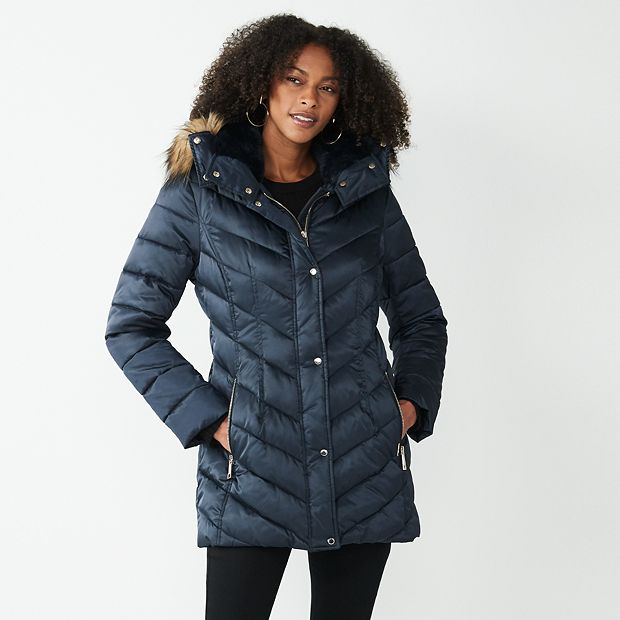 Nine west puffer store jacket