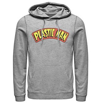 Men's DC Comics Plastic Man Text Logo Poster Hoodie