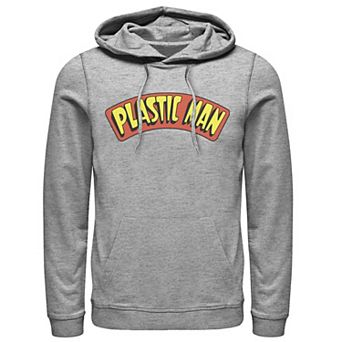 Men's DC Comics Plastic Man Text Logo Poster Hoodie