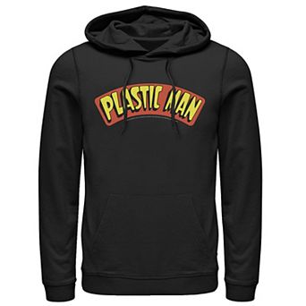 Men's DC Comics Plastic Man Text Logo Poster Hoodie