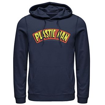 Men's DC Comics Plastic Man Text Logo Poster Hoodie