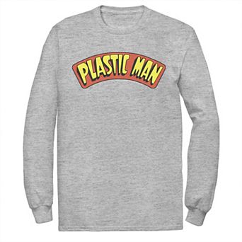 Men's DC Comics Plastic Man Text Logo Poster Tee