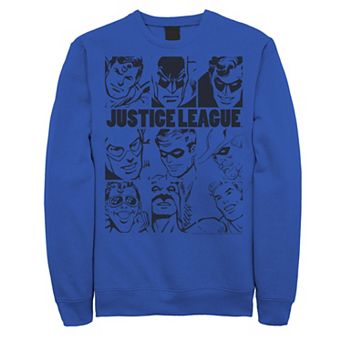 Men's DC Comics Justice League Group Shot Panel Poster Sweatshirt