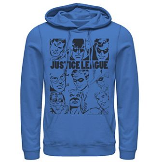 Men's DC Comics Justice League Group Shot Panel Poster Hoodie