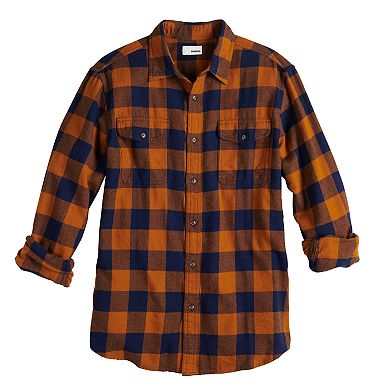 Men's Sonoma Goods For Life® Brushed Flannel Button-Down Shirt