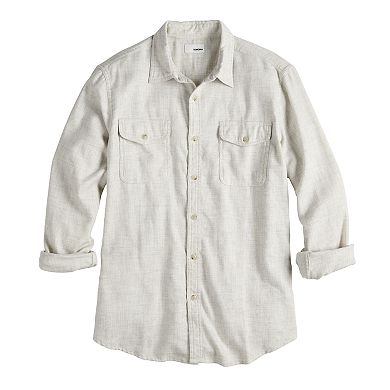 Men's Sonoma Goods For Life® Brushed Flannel Button-Down Shirt