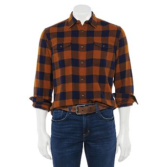 Men's Sonoma Goods For Life® Brushed Flannel Button-Down Shirt in Regular and Slim Fit