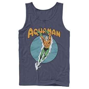 Men's DC Comics Aquaman Swimming Dance Tank Top