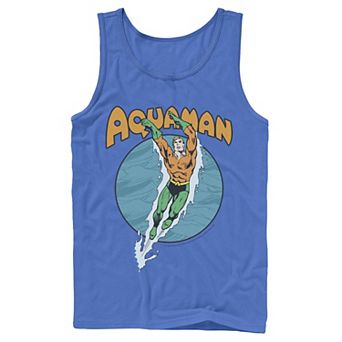 Men's DC Comics Aquaman Swimming Dance Tank Top