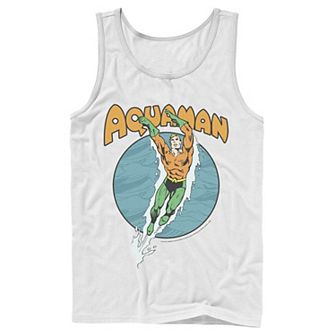 Men's DC Comics Aquaman Swimming Dance Tank Top