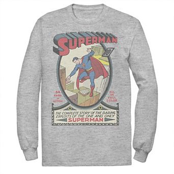 Men's DC Comics Superman 64 Pages Of Action Comic Cover Graphic Tee