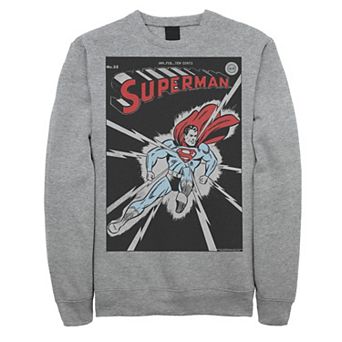 Men's DC Comics Superman No. 32 Comic Cover Poster Fleece Sweatshirt