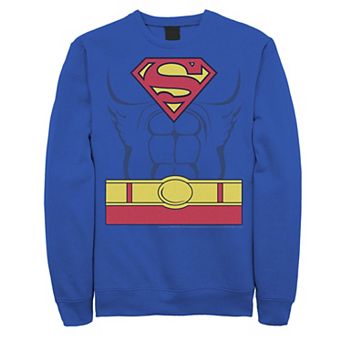 Men's DC Comics Superman Costume Fleece Sweatshirt
