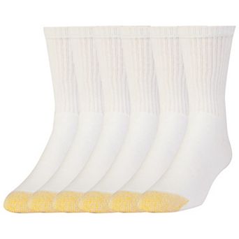 Men's GOLDTOE® 6-Pack Athletic Short Crew Socks