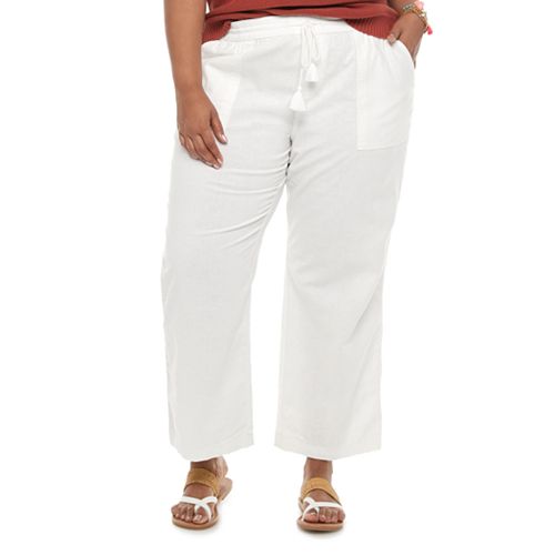 Plus Size SONOMA Goods for Life® Linen Pants